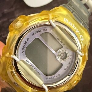 Yellow Digital Watch